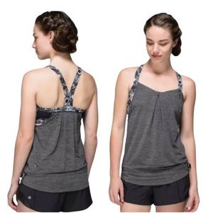 🌿Lululemon Rest Less Tank Flowabunga Angel